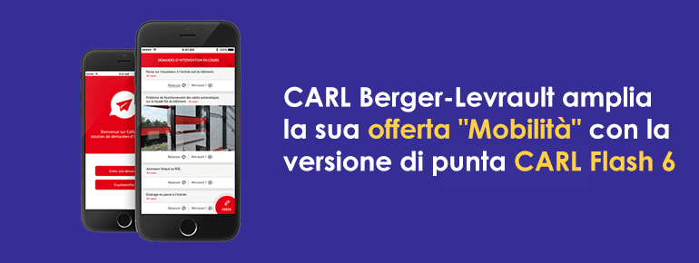 CARL Berger-Levrault amplia la sua offerta “Mobilità” con la versione di punta CARL Flash 6